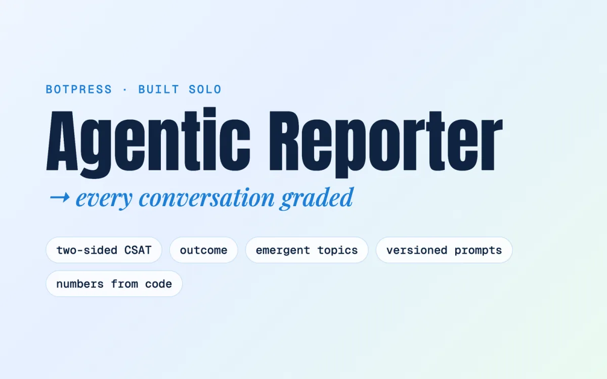 Agentic Reporter case study